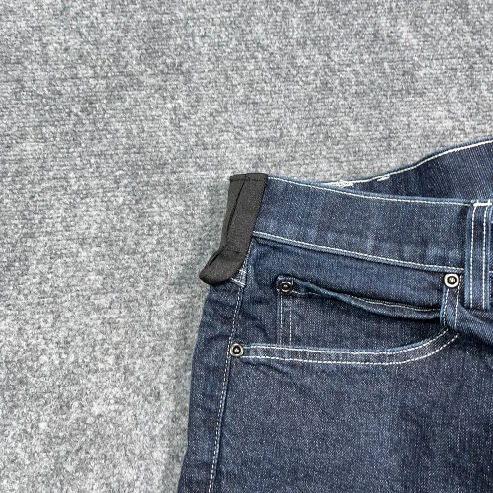 40 Grit Duluth Trading Carpenter Jeans Mens 40x30 Slim Fit Utility Blue Workwear